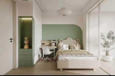 115平奶油风卧室