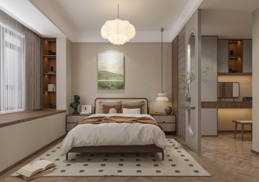 126平侘寂风卧室