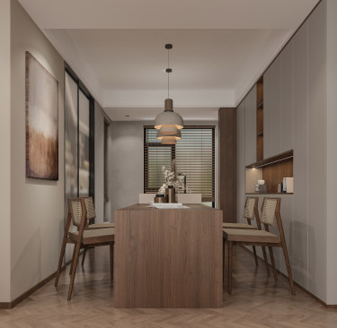 126平侘寂风餐厅