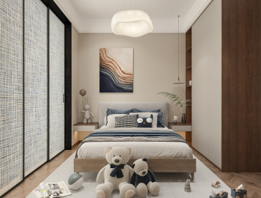 126平侘寂风卧室