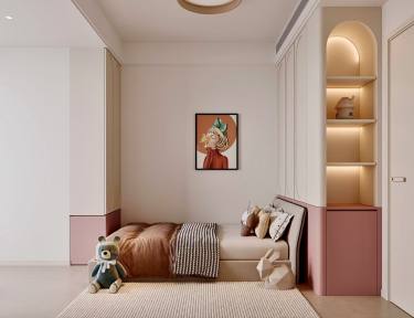 120平奶油风卧室