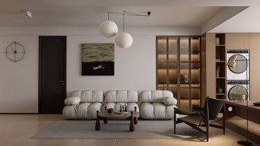 126平新混搭风客厅