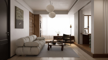 126平新混搭风客厅