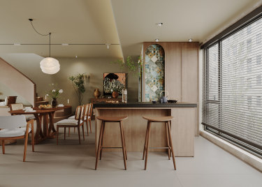 130平侘寂风餐厅