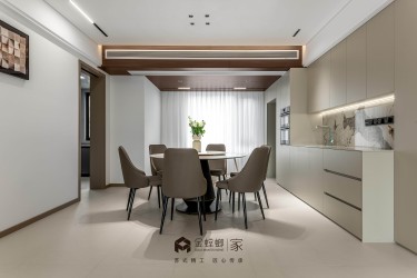 170平现代极简餐厅