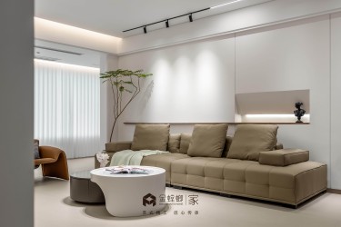 170平现代极简客厅