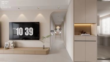 120平奶油风客厅