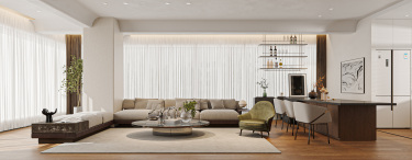 202平现代极简客厅