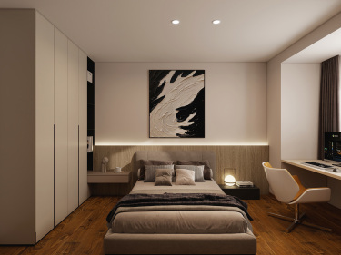 202平现代极简卧室