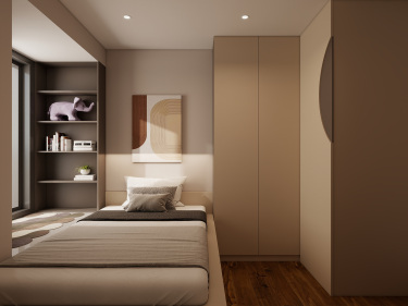 202平现代极简卧室