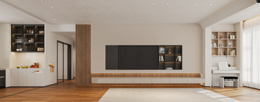 202平现代极简客厅