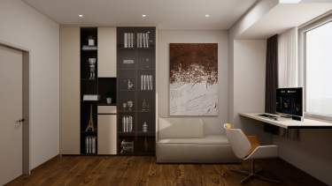 202平现代极简卧室