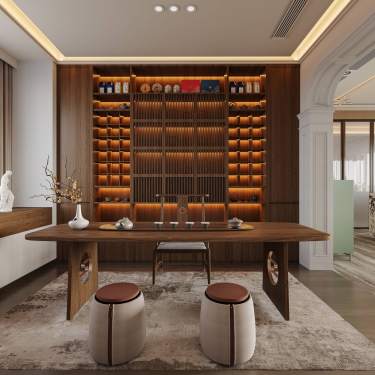 166平奶油风餐厅