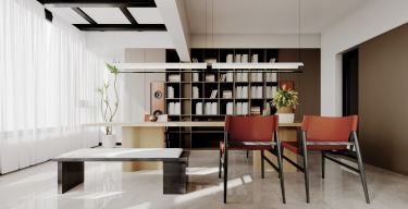 350平现代极简卧室