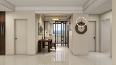 132平奶油风餐厅