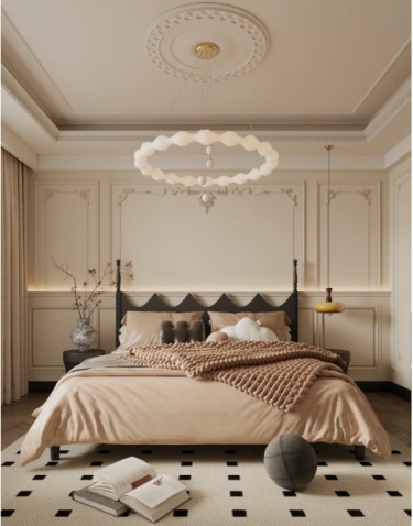 140平美拉德复古风卧室