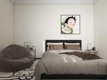 119平现代极简卧室