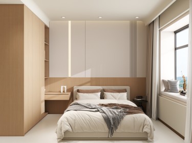 106平侘寂风卧室