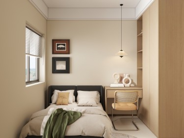 106平侘寂风卧室