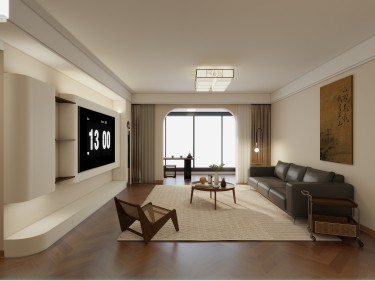 169平新混搭风客厅