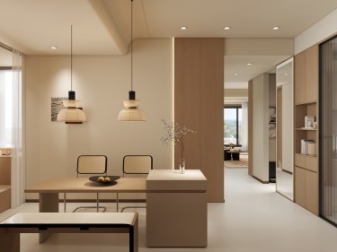 106平侘寂风餐厅