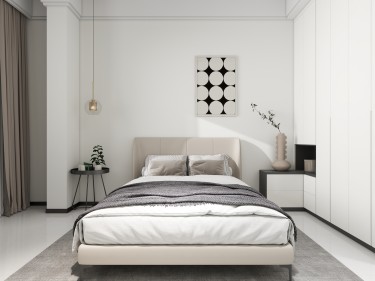 119平现代极简卧室