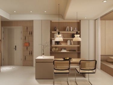 106平侘寂风餐厅