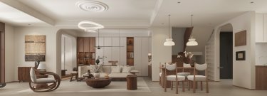 450平美拉德复古风餐厅