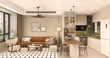 260平美拉德复古风餐厅