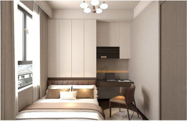 170平现代极简卧室