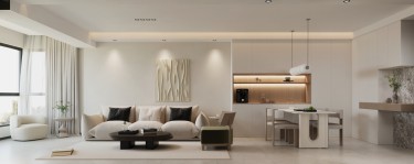 87平奶油风餐厅