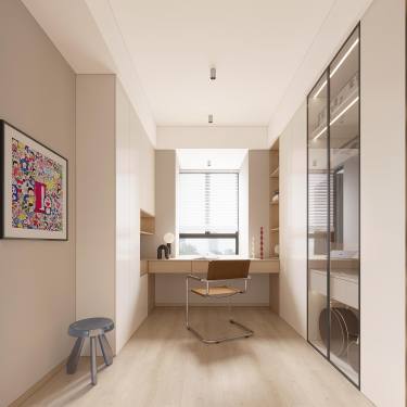 138平奶油风卧室