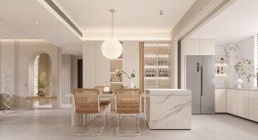 138平奶油风餐厅