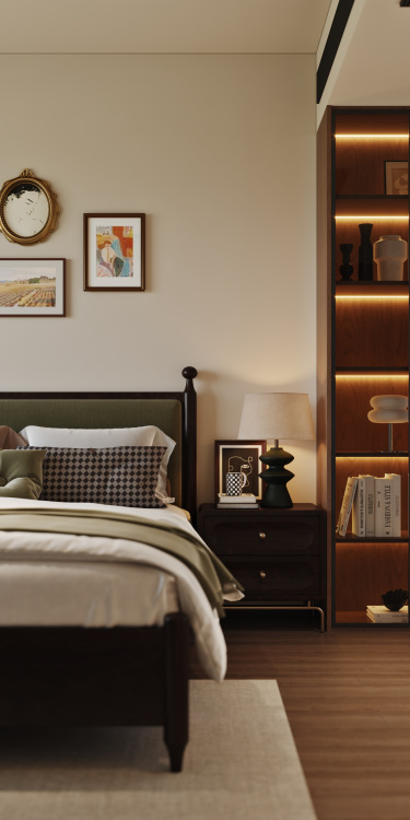 141平美拉德复古风卧室