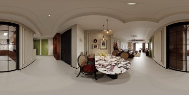 120平美拉德复古风餐厅