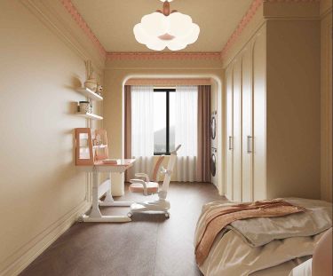 148平美拉德复古风卧室