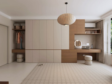 180平奶油风卧室