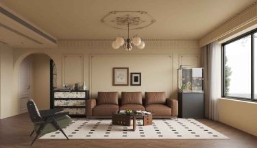 148平美拉德复古风客厅