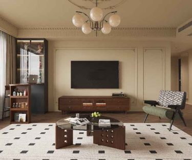 148平美拉德复古风客厅