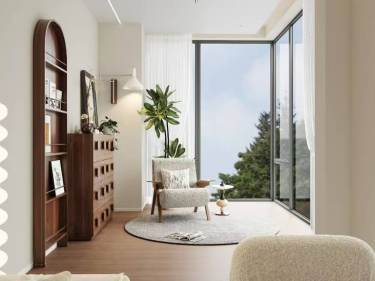 180平奶油风卧室