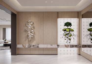 168平新混搭风玄关