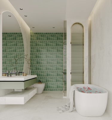 400平现代轻奢卫生间