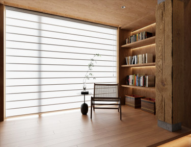 122平原木风书房