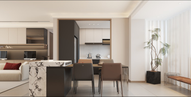 119平现代极简餐厅