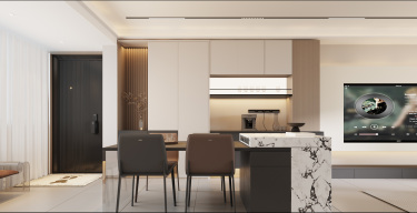 119平现代极简餐厅