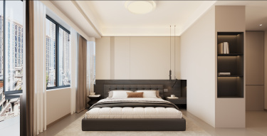 119平现代极简卧室