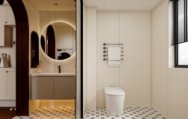 79平美拉德复古风客厅