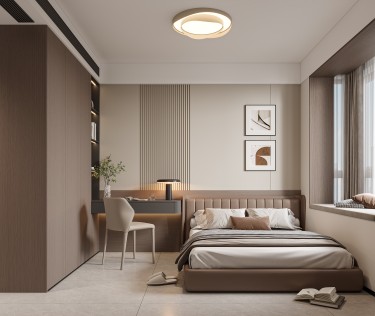 136平现代极简客厅