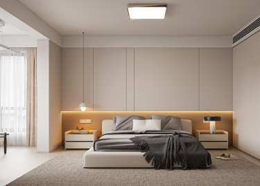 212平原木风卧室