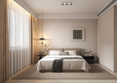 212平原木风卧室